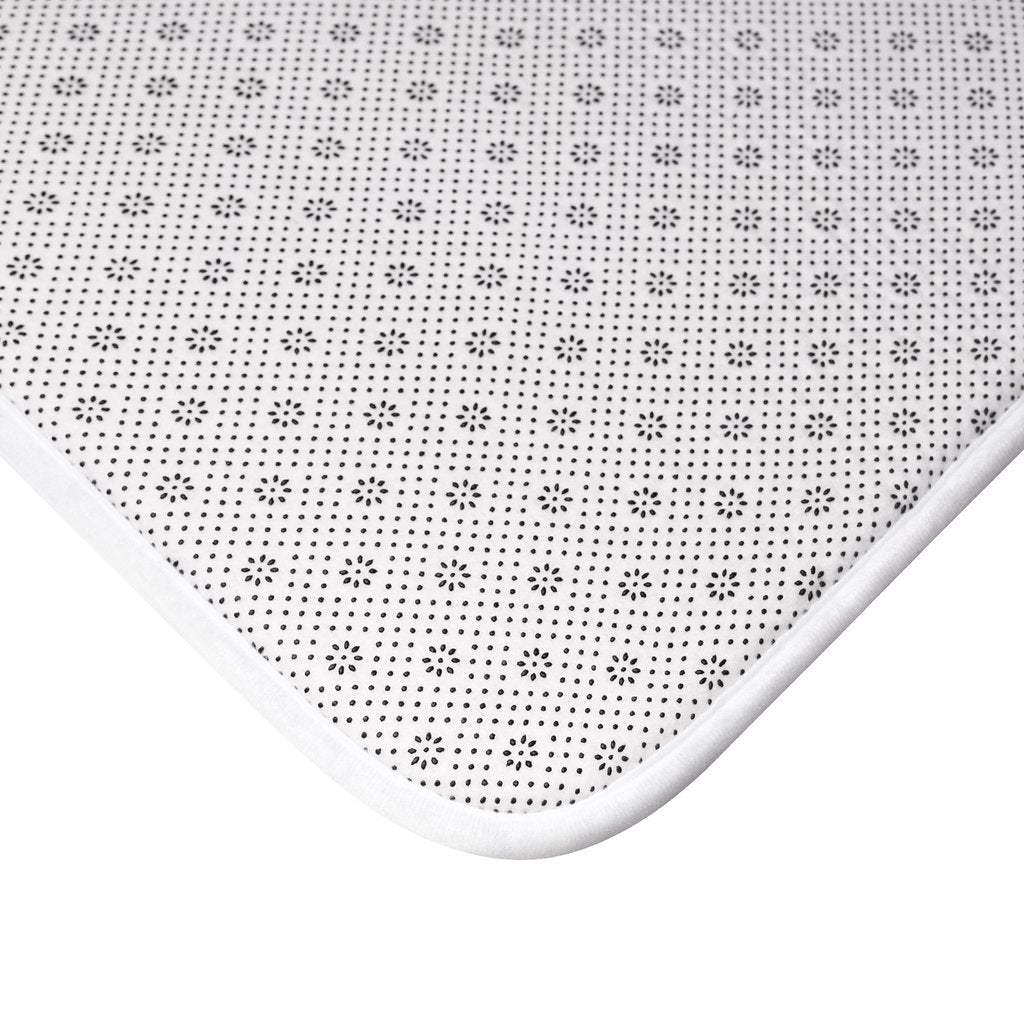Funny Dog Looking Up Bath Mat - Non-Slip Microfiber