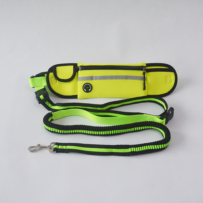 Dog Walking Waist Bag with Traction Rope – Waterproof & Reflective