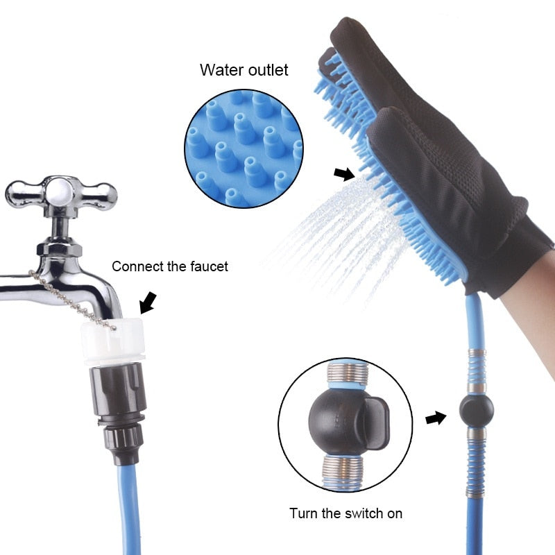 Pet Grooming Shower Brush