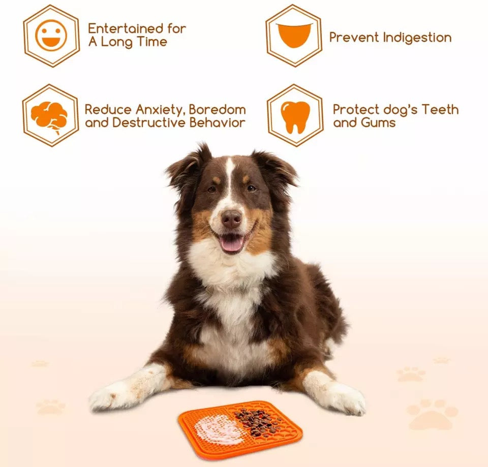 Dog Lick Mat – Non-Slip Slow Feeder