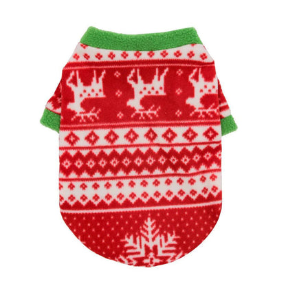 Cozy Christmas Canine Fleece Sweater