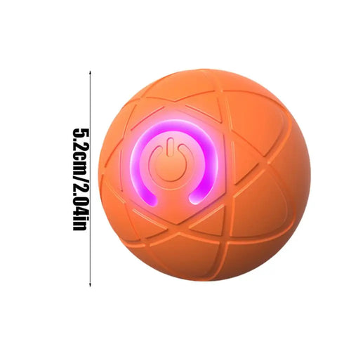 LED Interactive Rolling Dog Ball Toy – Auto-Moving & USB Rechargeable