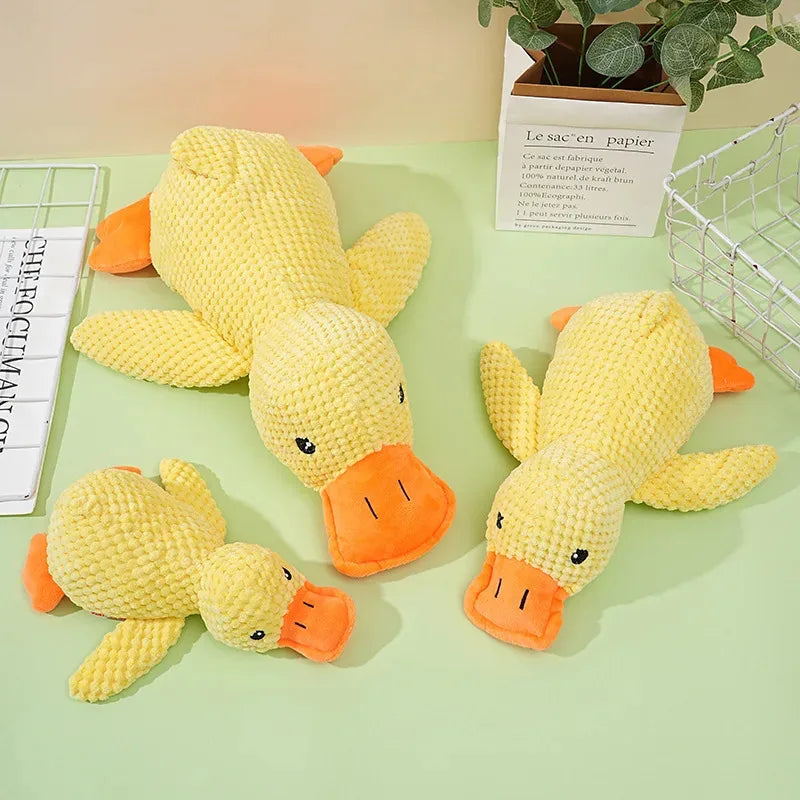 Calming Duck Plush Toy for Dogs – Soft, Squeaky & Chew-Friendly