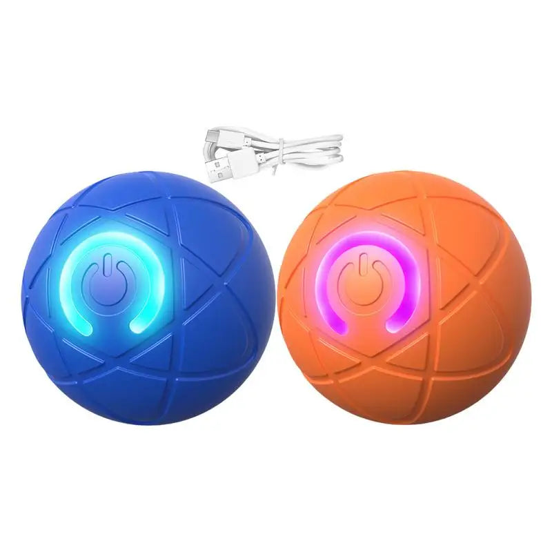 LED Interactive Rolling Dog Ball Toy – Auto-Moving & USB Rechargeable