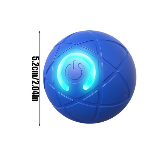 LED Interactive Rolling Dog Ball Toy – Auto-Moving & USB Rechargeable