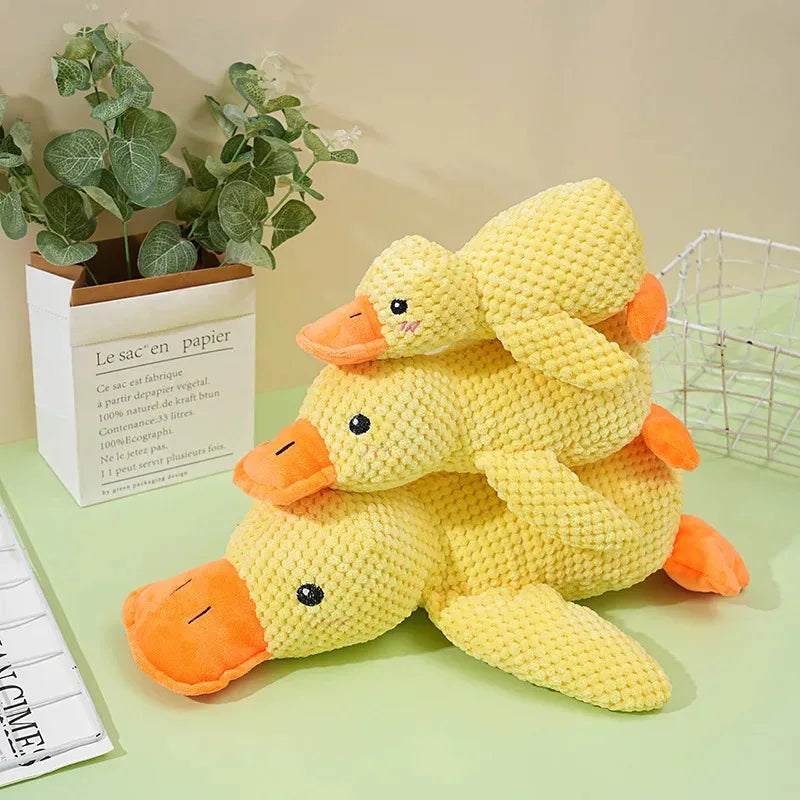 Calming Duck Plush Toy for Dogs – Soft, Squeaky & Chew-Friendly