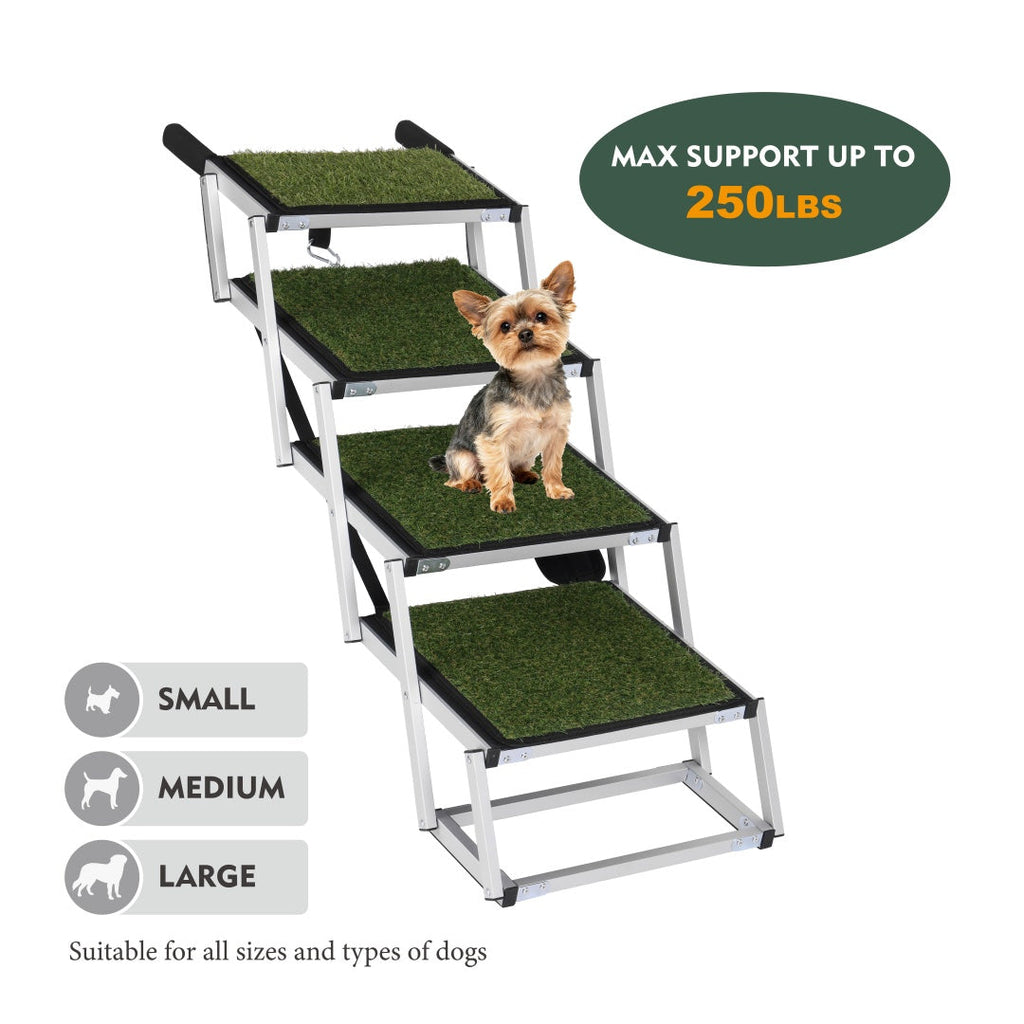 Foldable Dog Ramp for Cars, SUVs & Trucks – Supports Up to 250 lbs