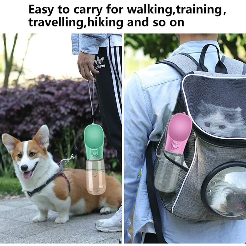 Portable Pet Water Bottle & Travel Dispenser