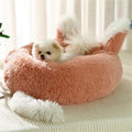 Plush Pet Bed with Ears & Tail - For Cats & Small Dogs