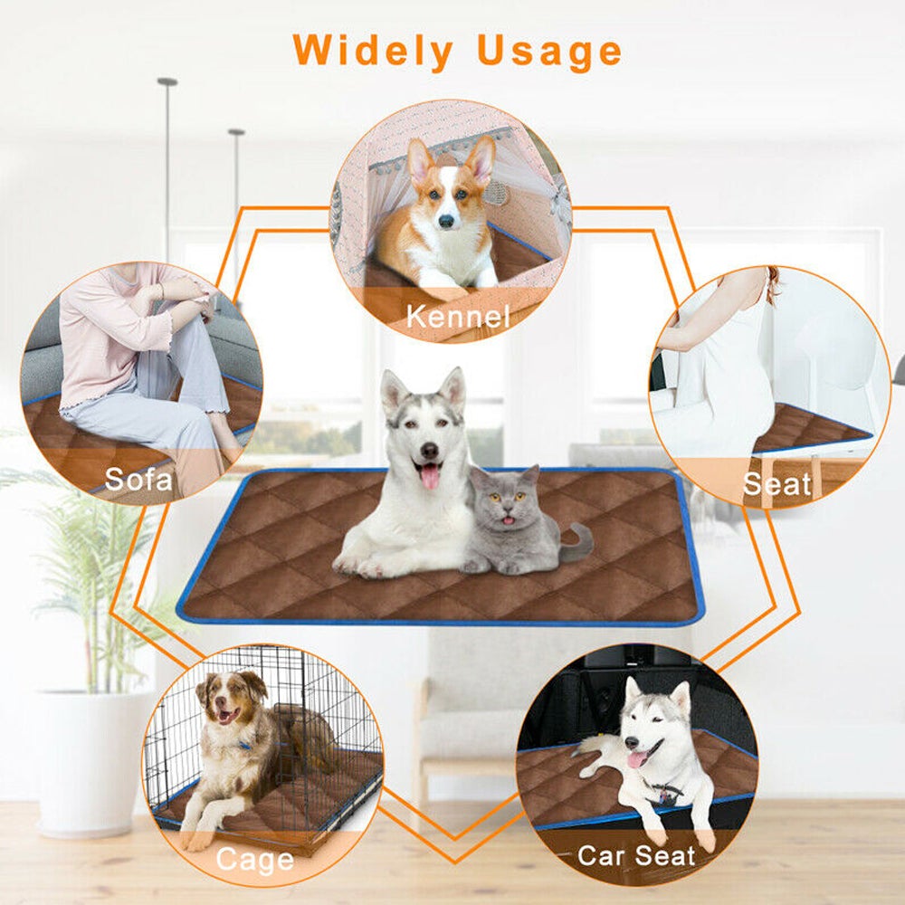 Self-Heating Thermal Pet Bed - No Electricity Needed