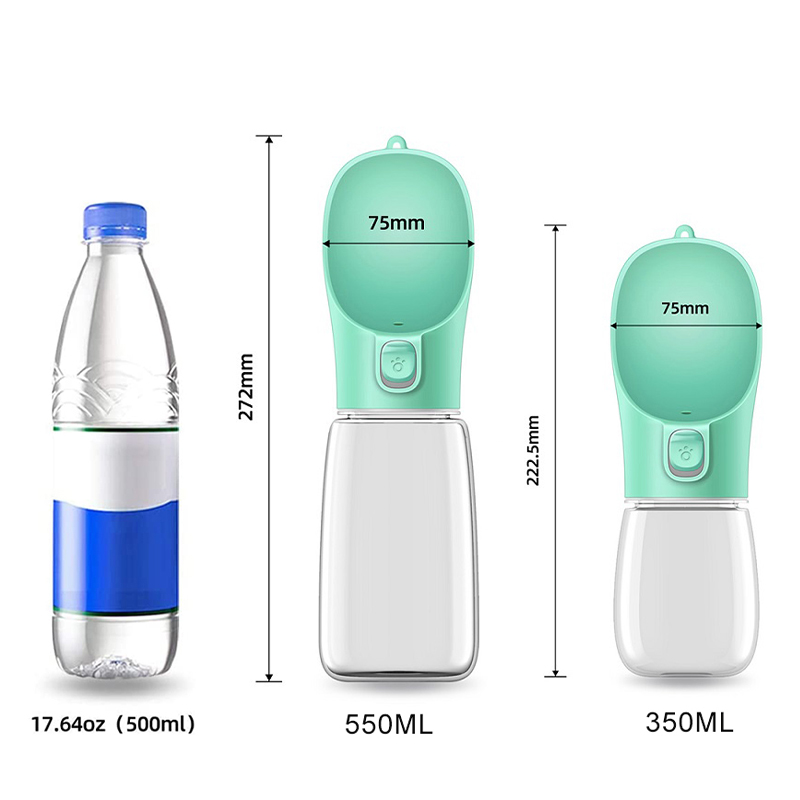 Portable Pet Water Bottle & Travel Dispenser
