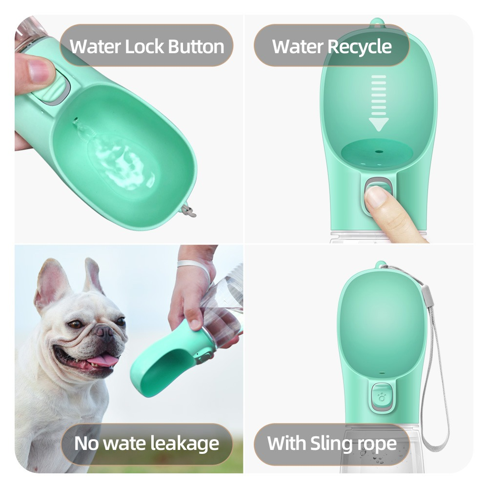 Portable Pet Water Bottle & Travel Dispenser