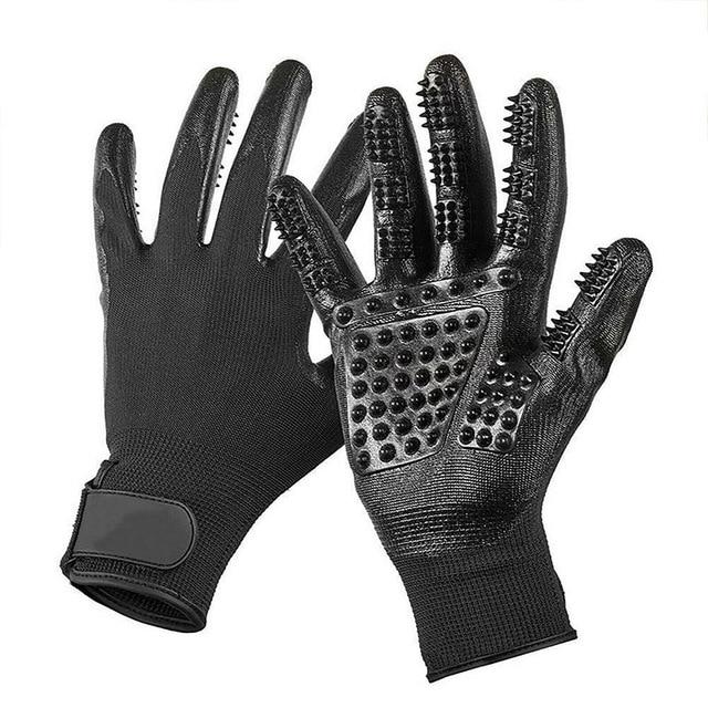 Pet Grooming Gloves - Deshedding & Massage Brush (1 Pair)