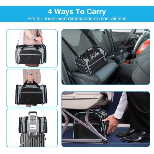 Pet Carrier Backpack — Airline-Ready for Dogs up to 20 lbs